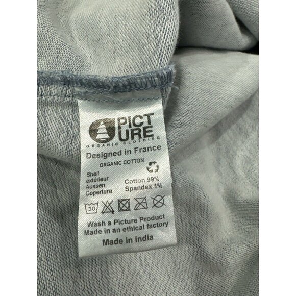 Picture Organic Clothing Company Super Soft Denim Cotton Shirt Jacket Size L - Picture 7 of 9